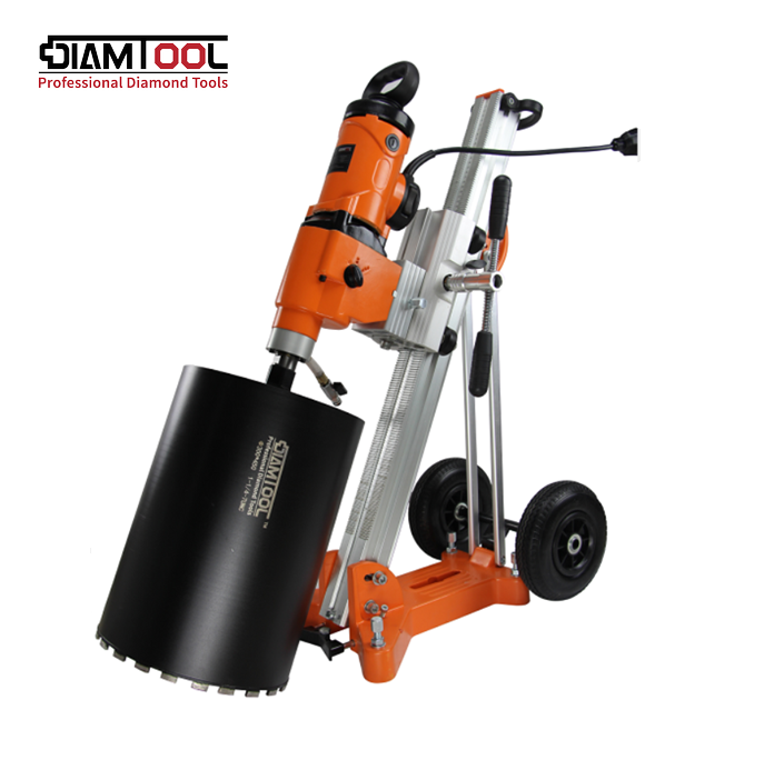 3-speed Core Drill Rigs For Concrete Construction Drilling Capacity from 1''-16''